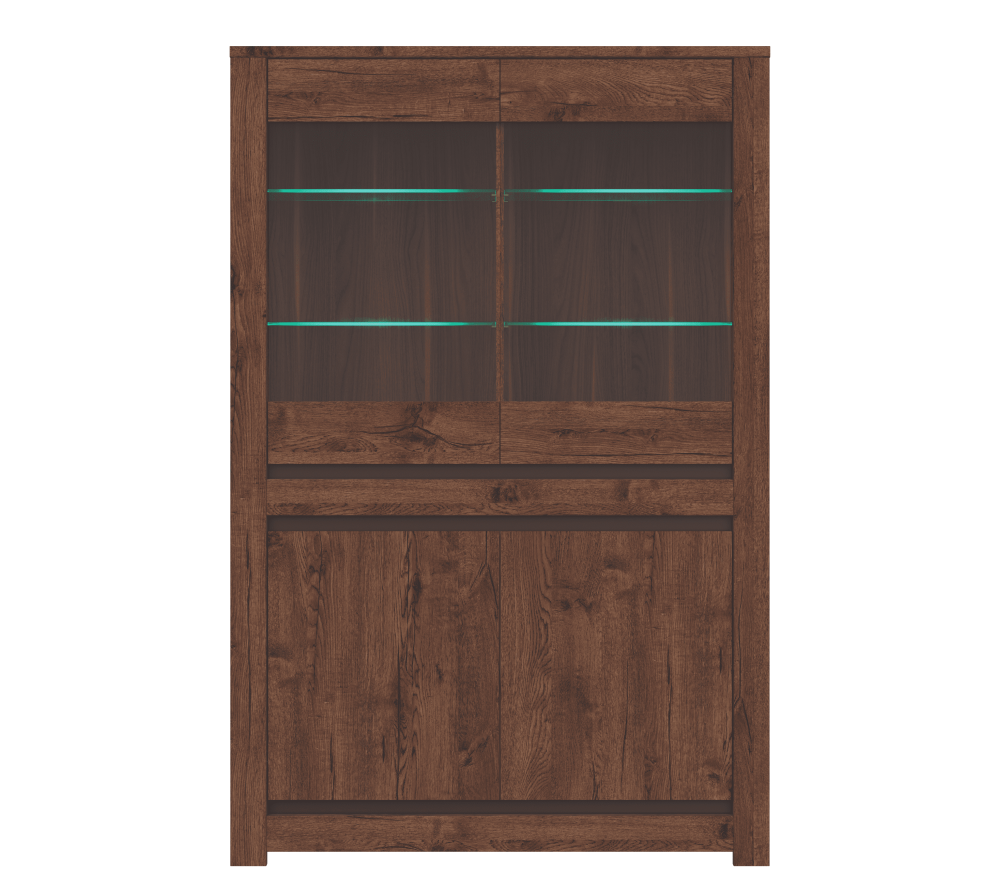 Шкаф с подсветкой КАДА S404-REG2W2D