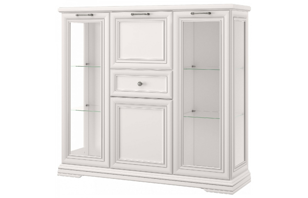 Шкаф с витриной 2V2D1S SEVILLA