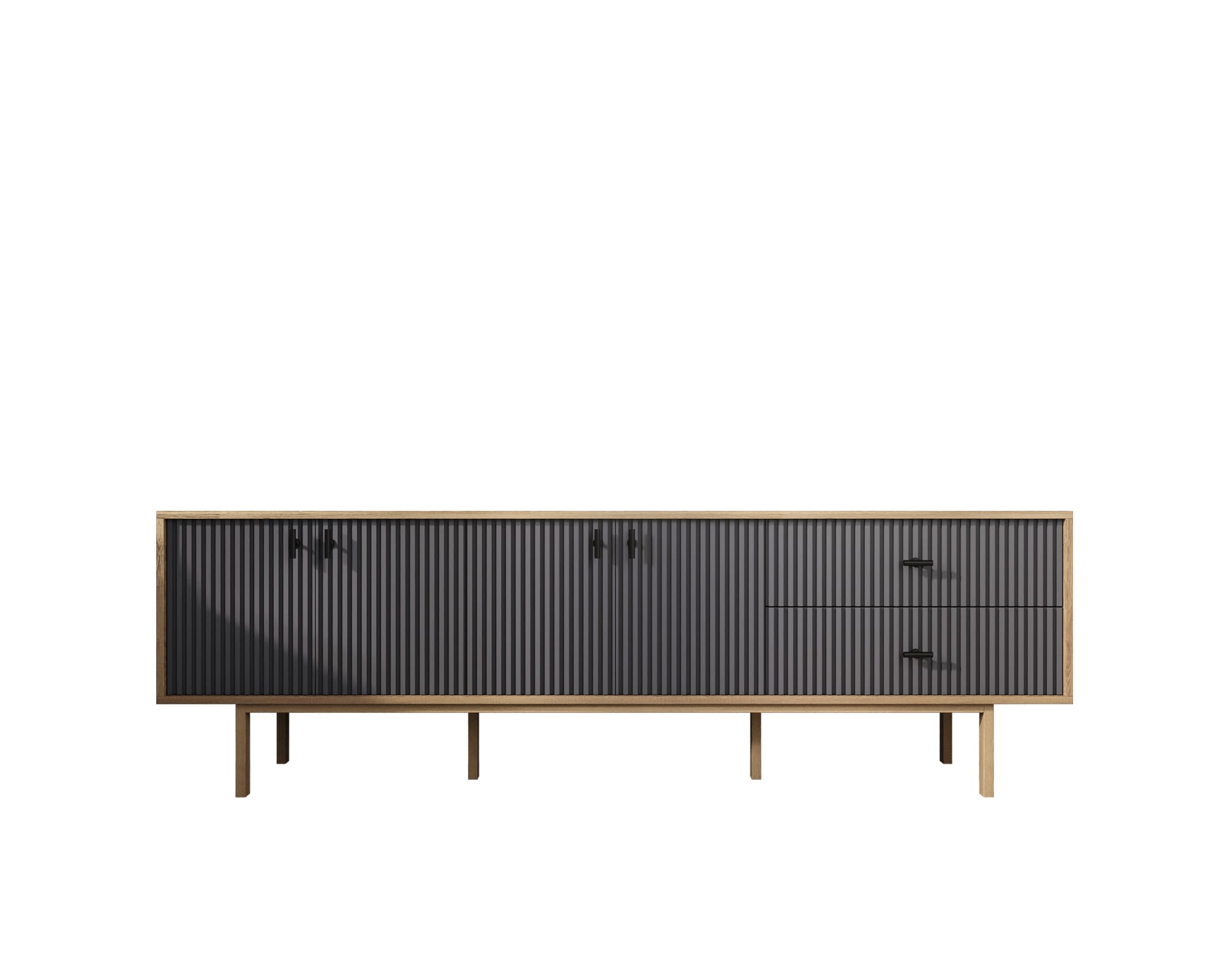 Комод с четырьмя дверками и двумя ящиками Emerson