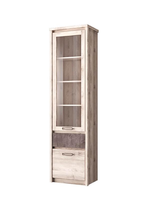 Шкаф с витриной 1V1D1S ДЖАЗ
