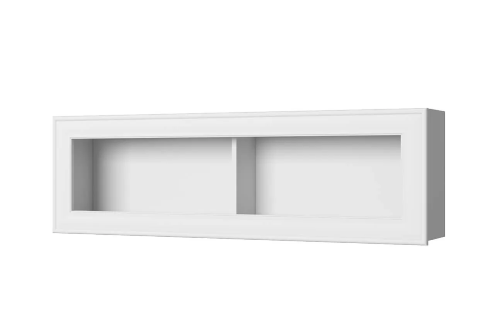 Полка навесная 1V ТИФФАНИ Белая