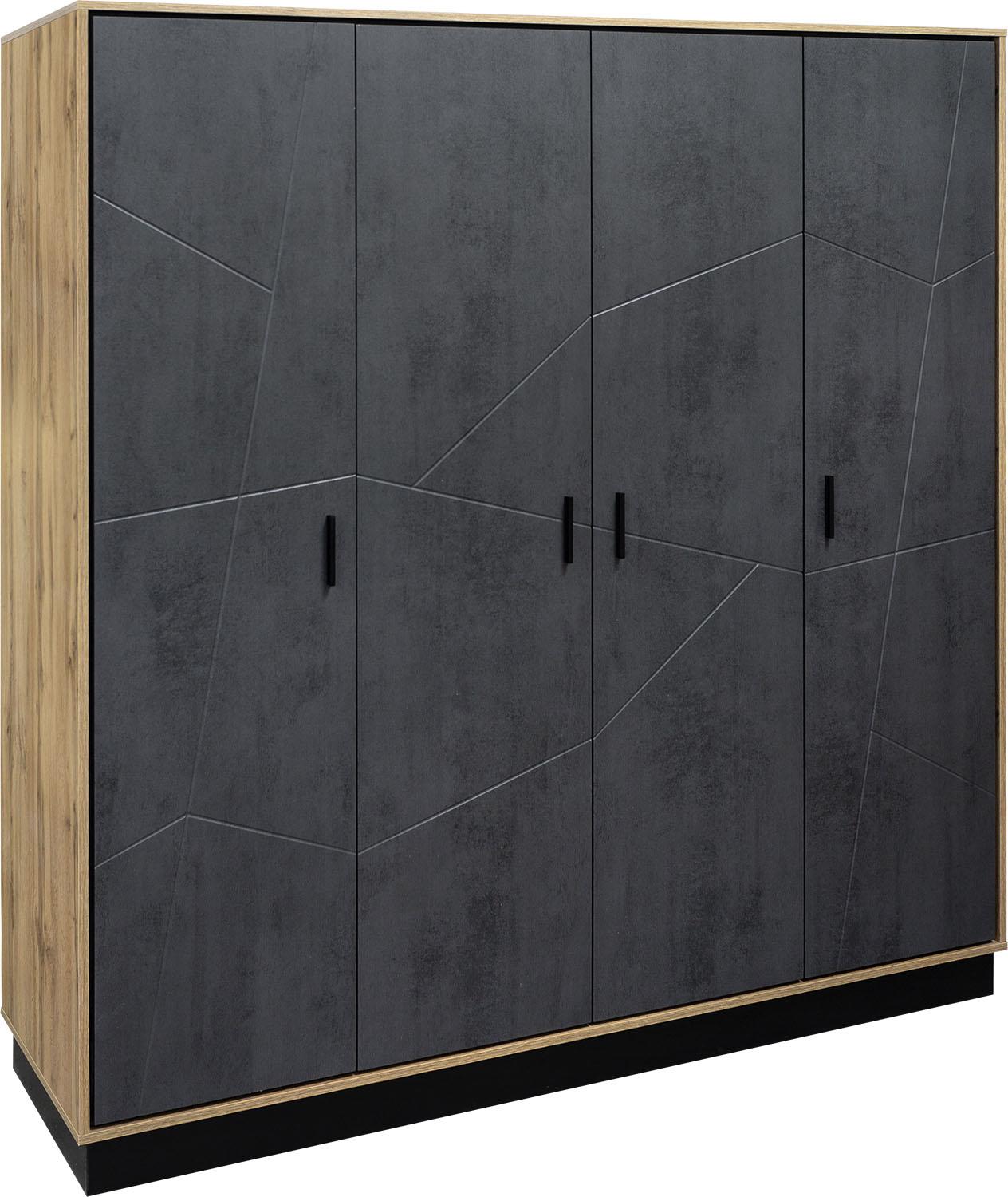 Шкаф 4-дверный для одежды Лайн