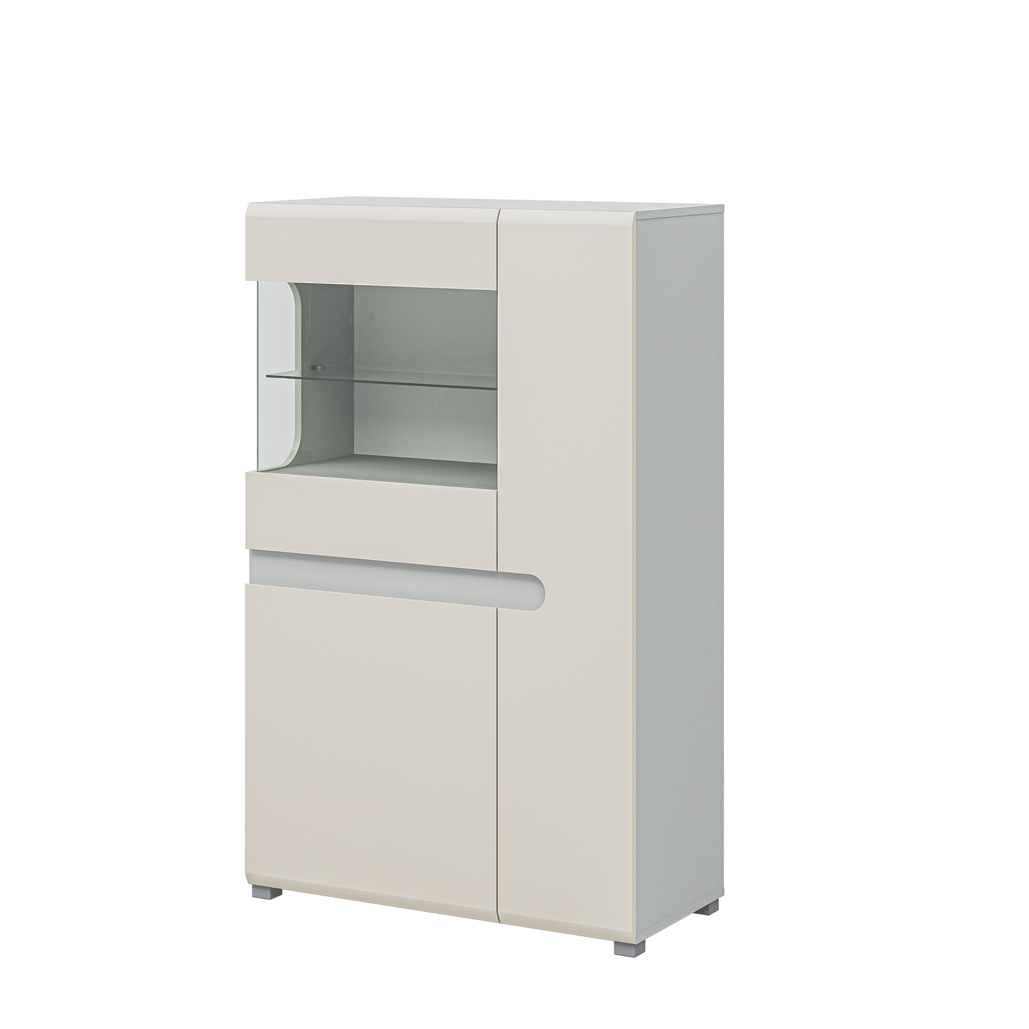 Шкаф с витриной Леонардо МН-026-03