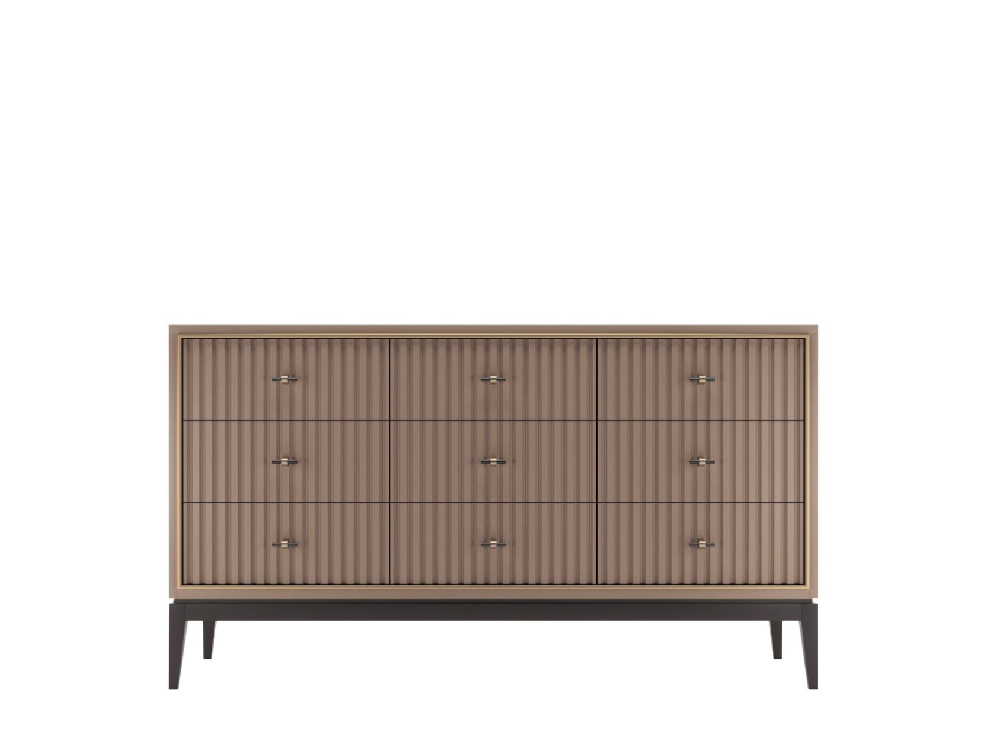 Комод Nice 9 ящиков фасад с фрезеровкой