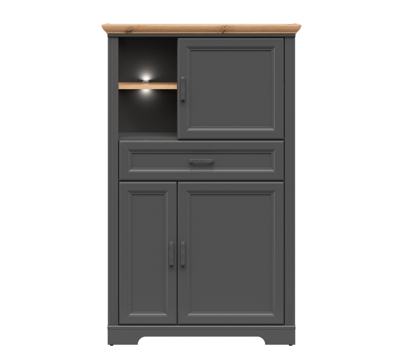 Шкаф с подсветкой ЖАСМИН REG3D1S