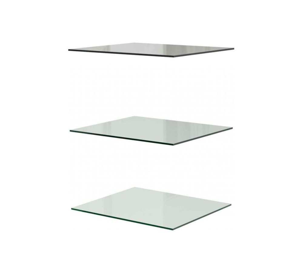 Комплект полок на шкаф с витриной однодверный 1 стекло Грация