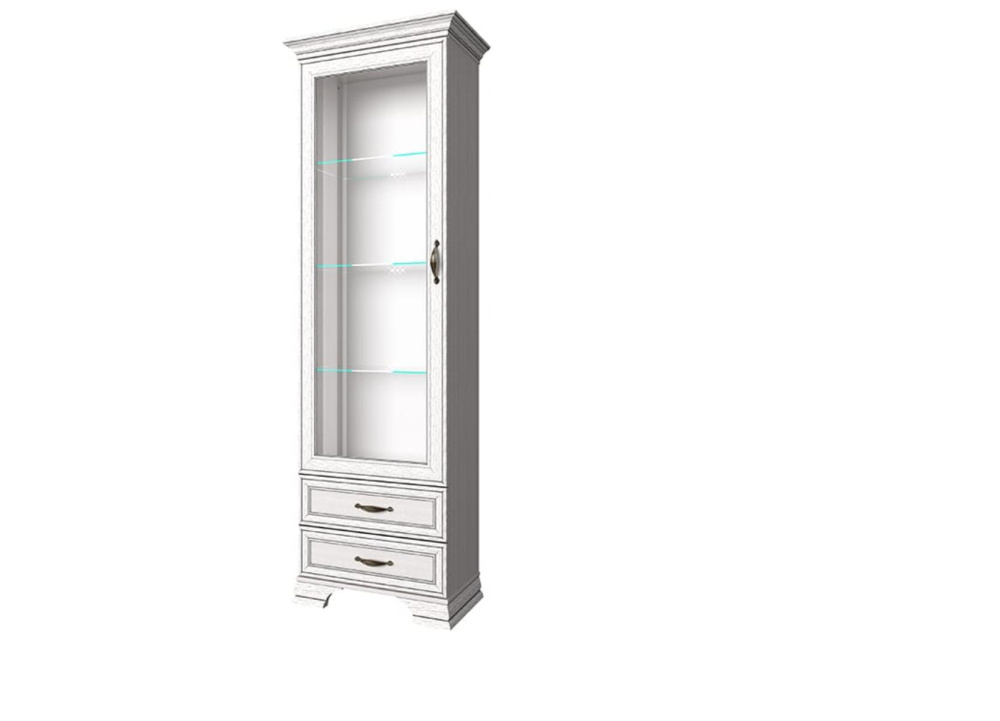 Шкаф с витриной 1V2S ТИФФАНИ
