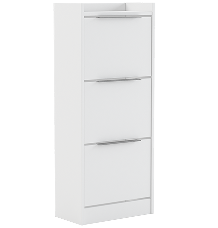 Обувница ОБ-3 450 (Белый глянец)