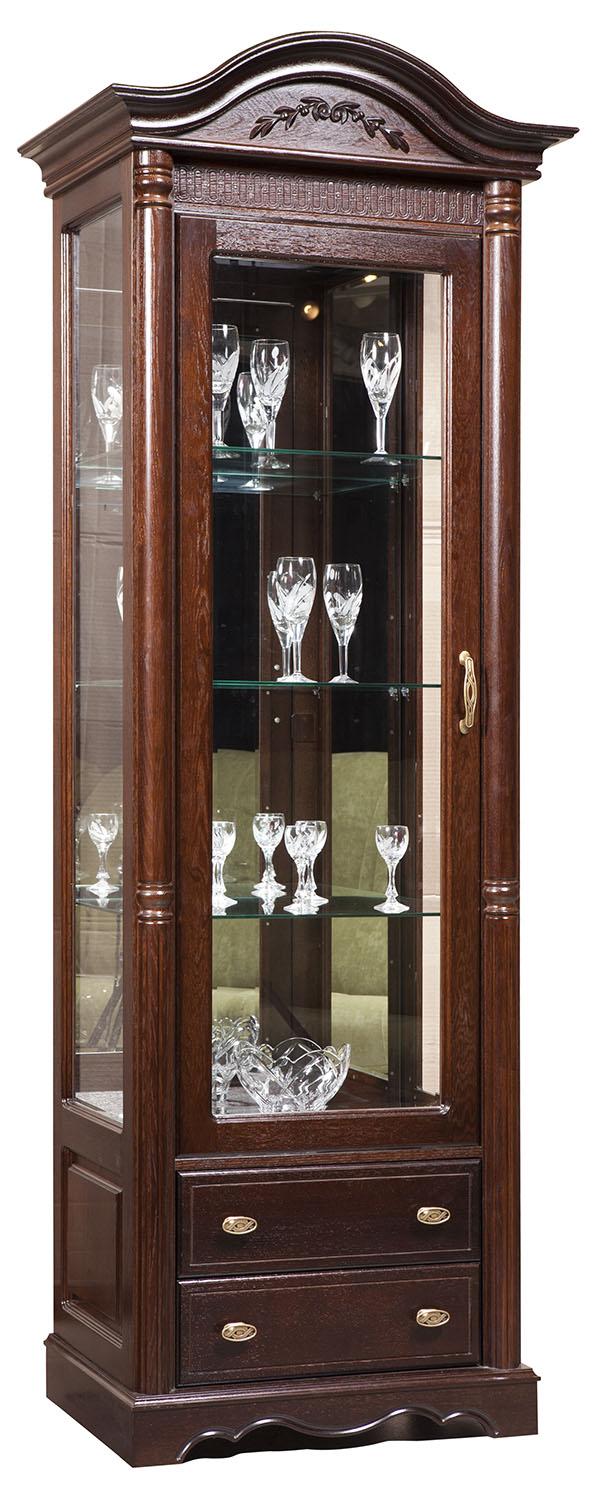 Шкаф-витрина Паола БМ2.671.0.05-01(2102-01)