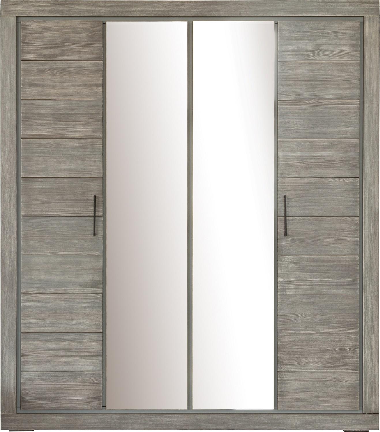 Шкаф для одежды 4д Байс БМ2.791.1.27-01(2632-01Бр)