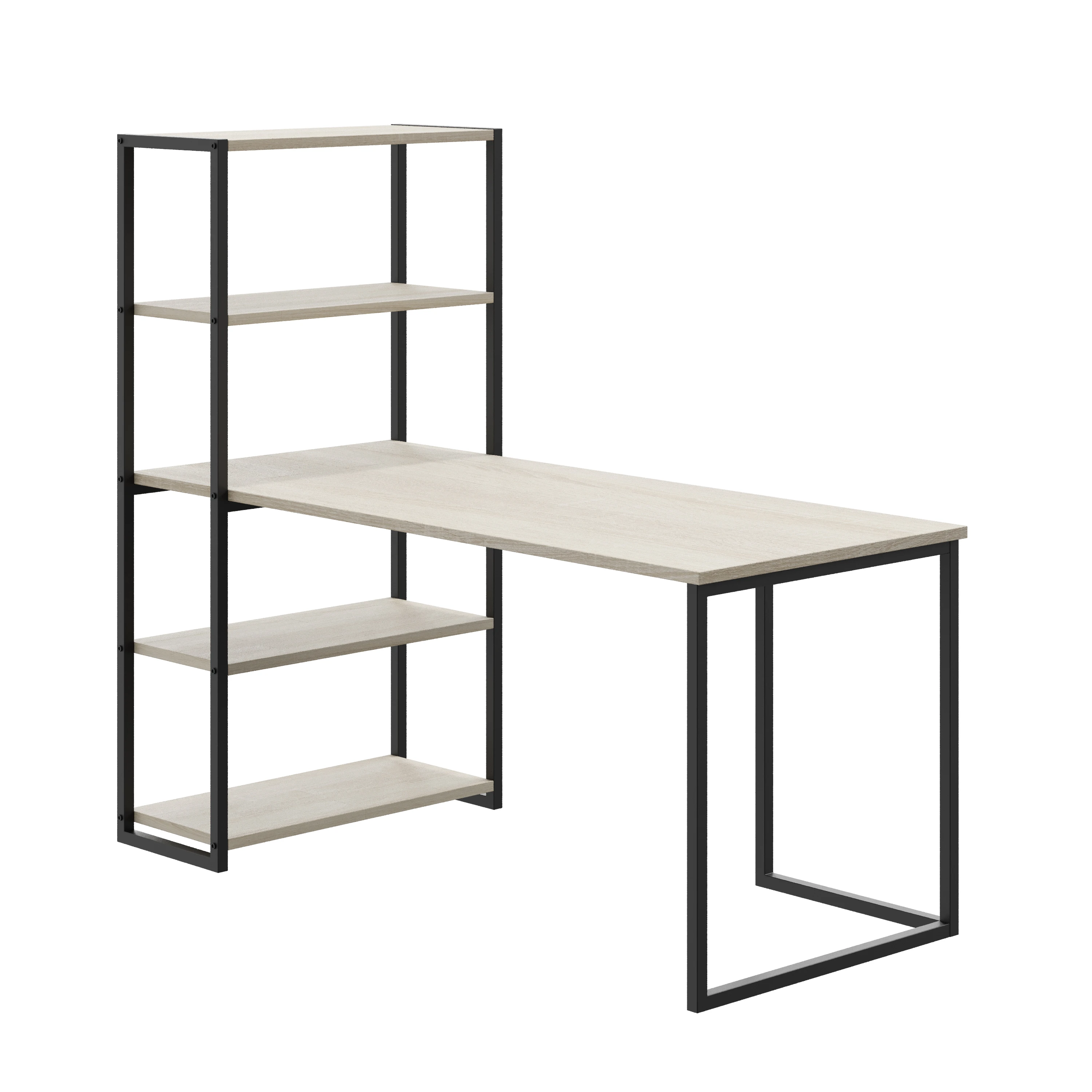 Стол письменный-стеллаж Board 1600х700 глянец