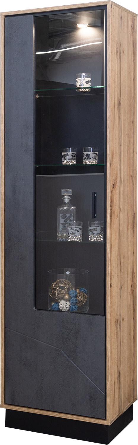 Шкаф с витриной Лайн П6.619.0.01-01 (П619.01)