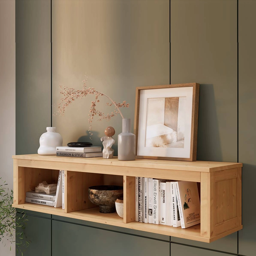 Полка навесная 148х34х37 Кымор Hemnes