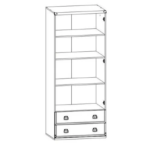 Комплект полок к шкафу ИНДИАНА JSZF 2D2S