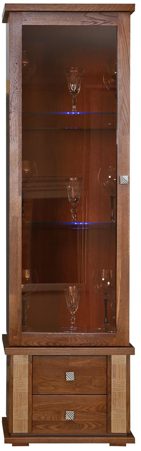 Шкаф с витриной Тунис П6.343.0.21-01 (П343.21Ш)