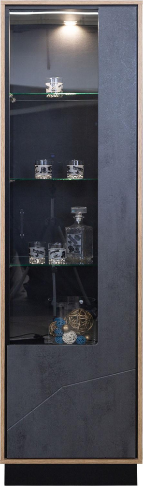 Шкаф с витриной Лайн П6.619.0.01 (П619.01-1)