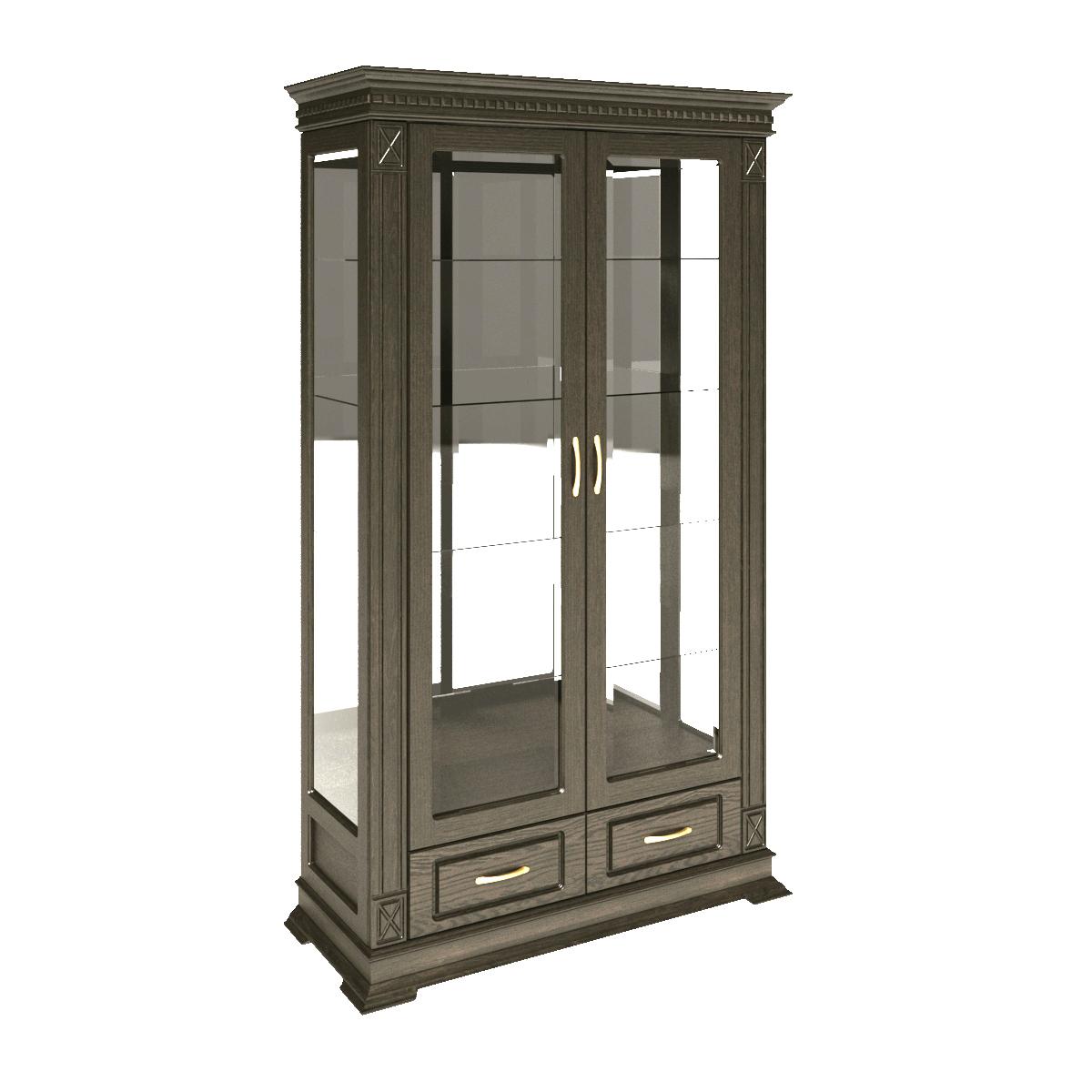 Шкаф-витрина 2д Верди Классик П1.0487.0.21