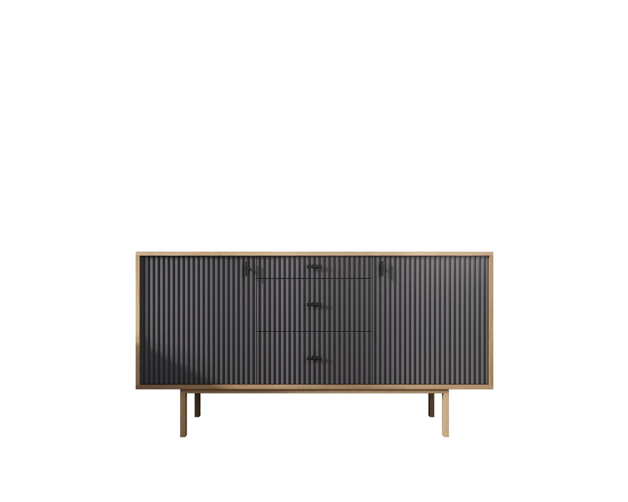 Комод две дверки и три ящика Emerson