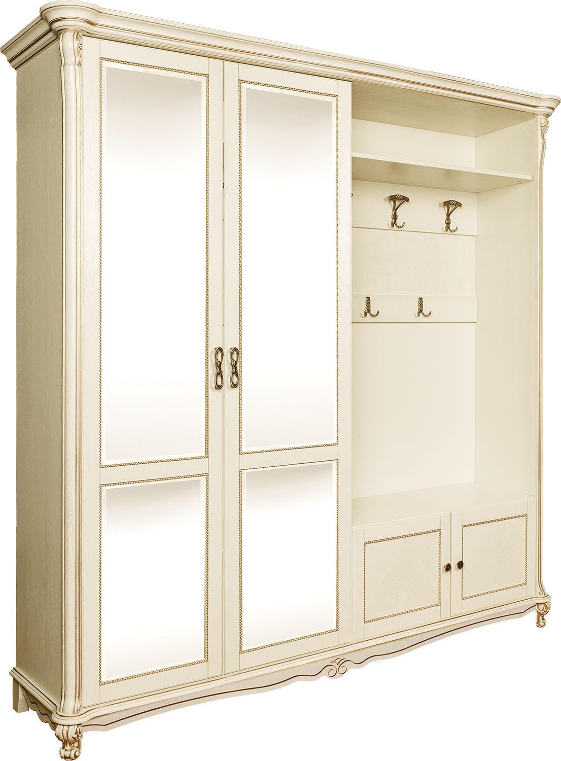 Шкаф комбинированный 4д Алези П1.350.3.22 (П540.22з)