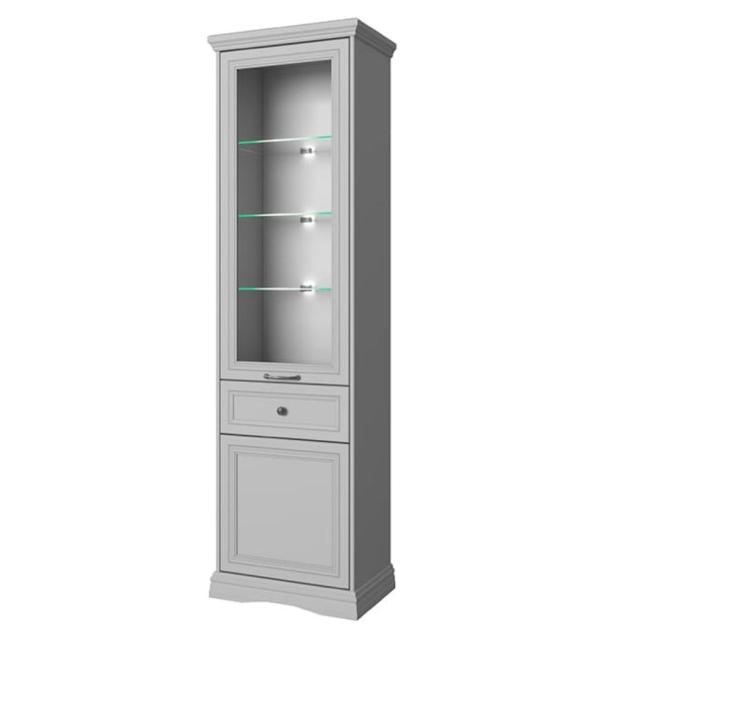 Шкаф с витриной 1V1D1S ВАЛЕНСИЯ