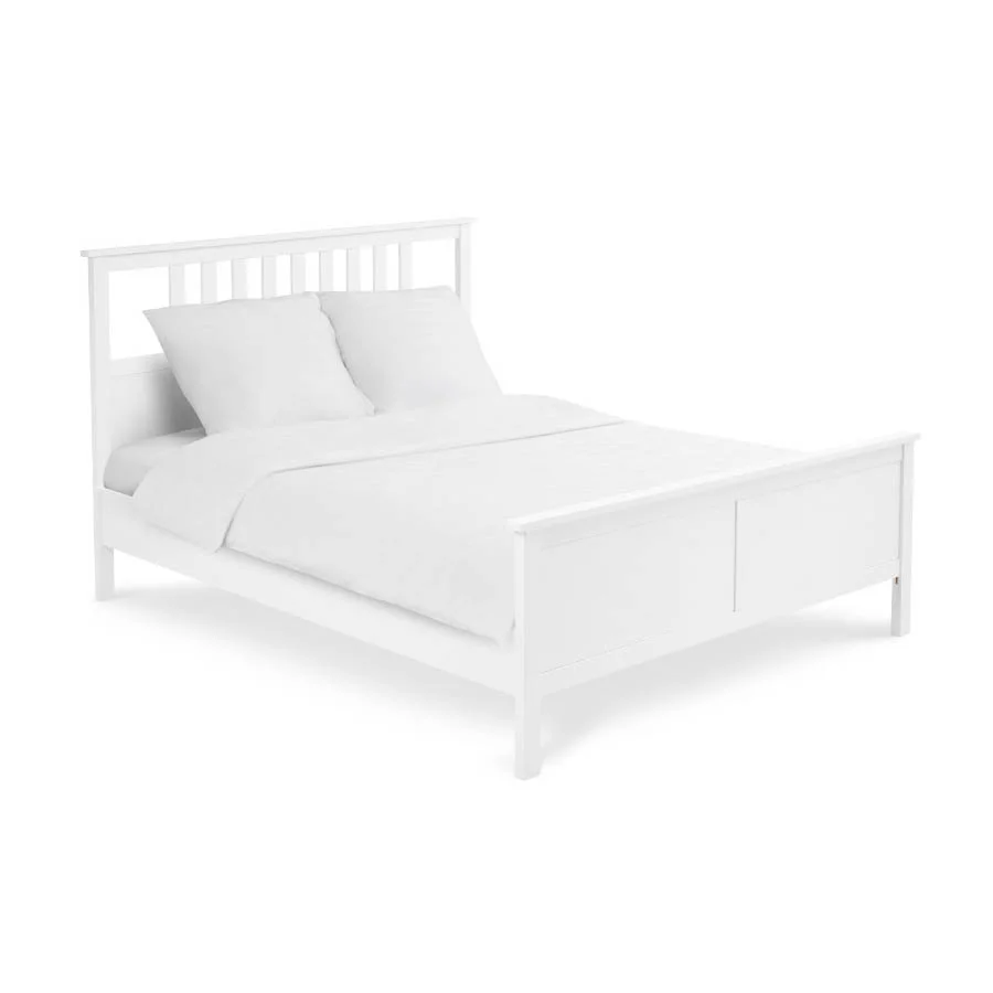 Кровать двуспальная Кымор Hemnes с металлическим основанием 160*200
