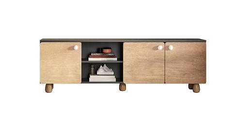 Комод низкий с тремя дверками Split SP05