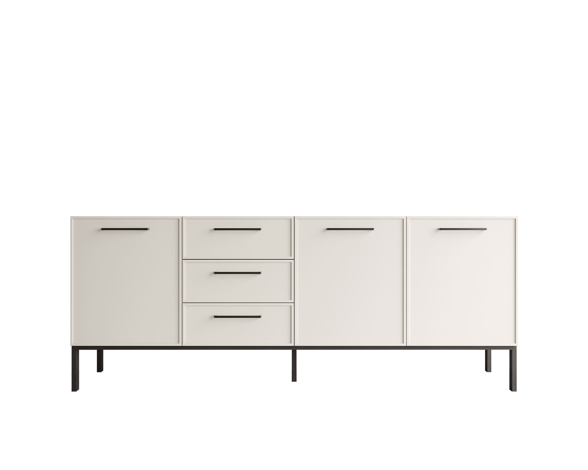 Комод с тремя дверками и тремя ящиками Nicole