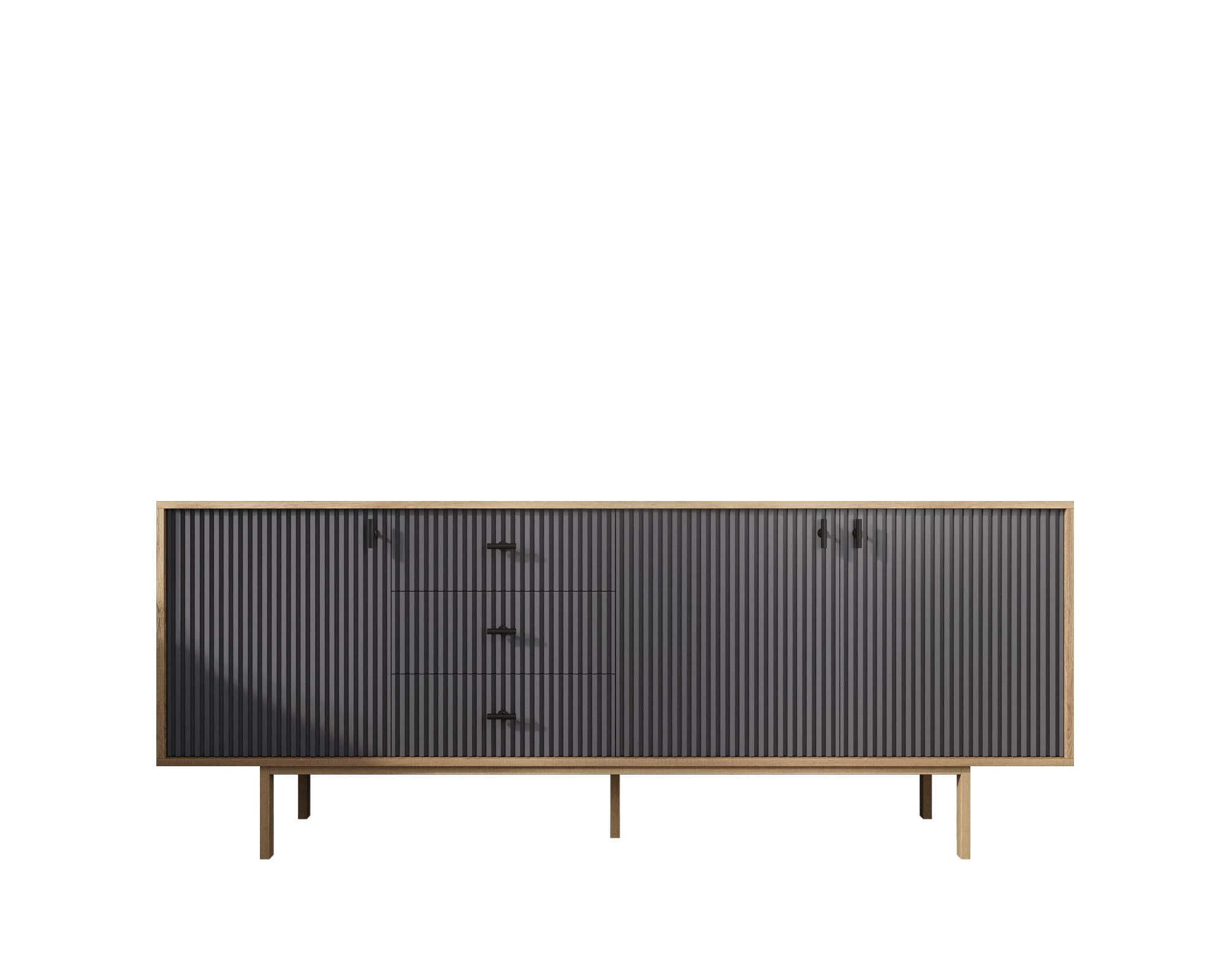 Комод с тремя дверками и тремя ящиками Emerson