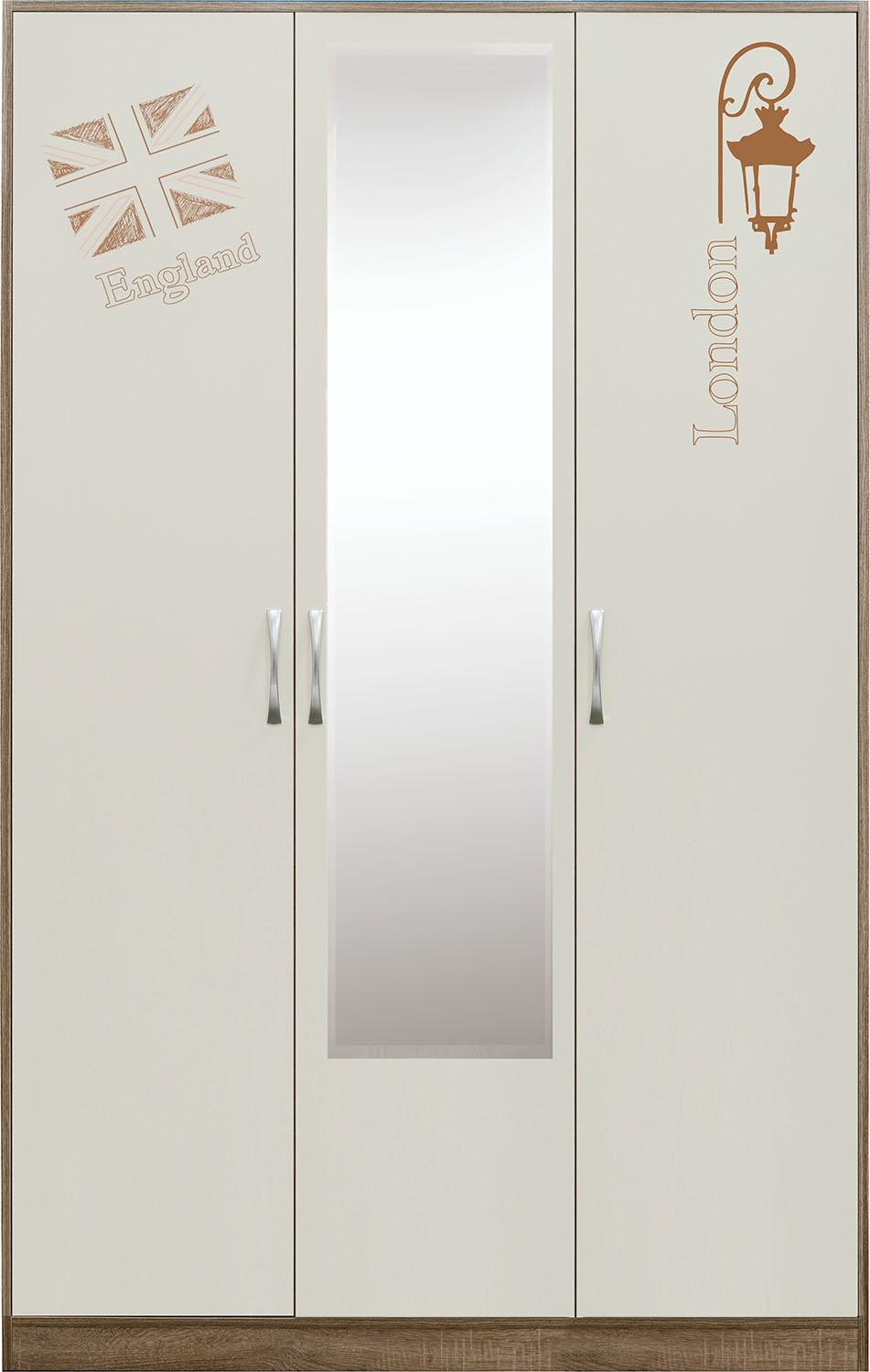 Шкаф для одежды 3д Бритиш Бум П3.0551.1.25-01