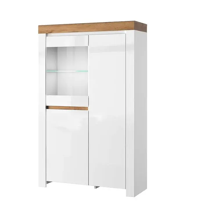 Шкаф с витриной 1V2D ТАУРУС