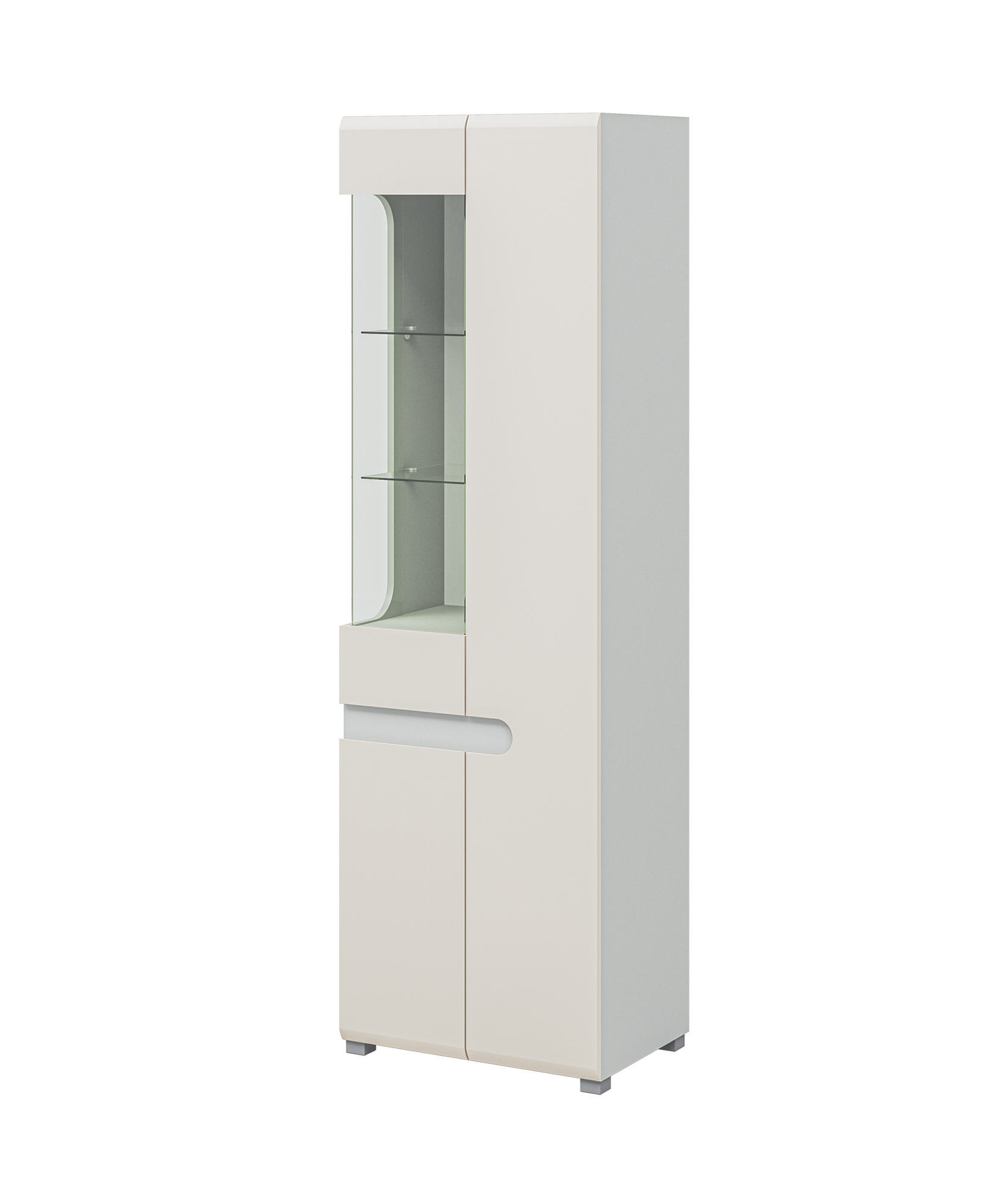 Шкаф с витриной Леонардо МН-026-01