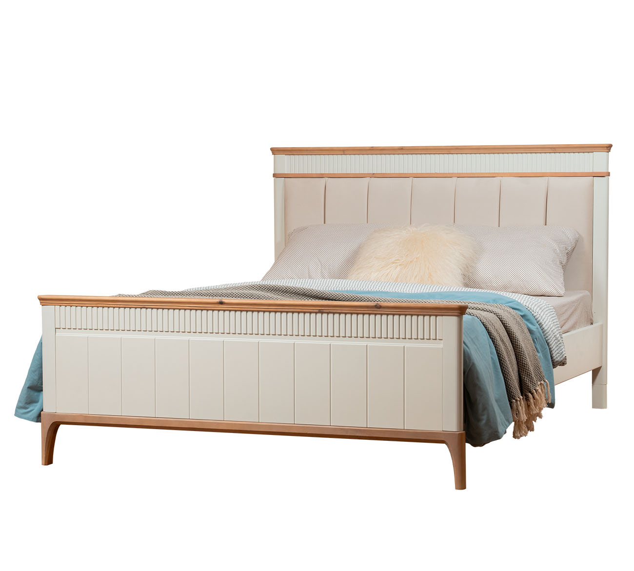 Кровать мягкая односпальная Вида №20