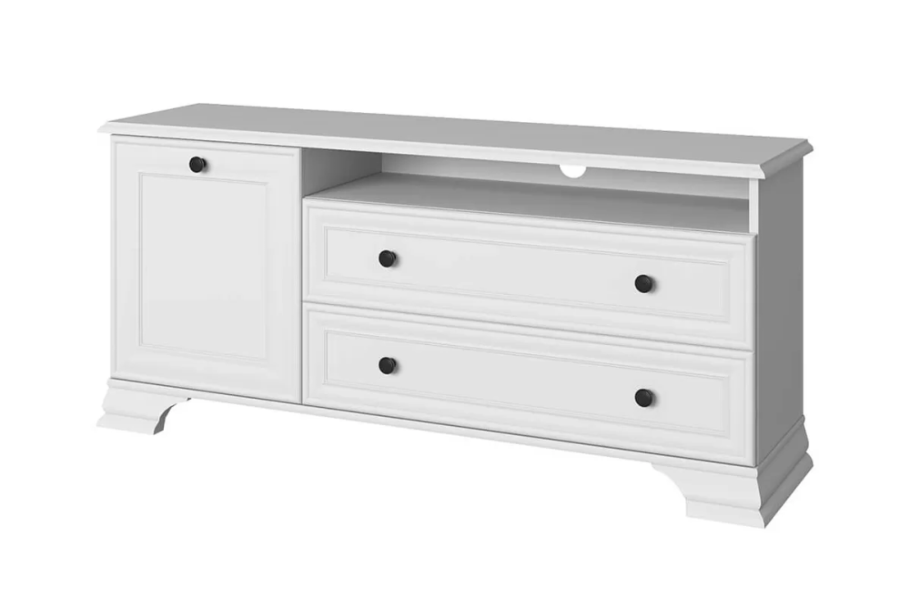 Тумба RTV 1D2SN ТИФФАНИ Белая