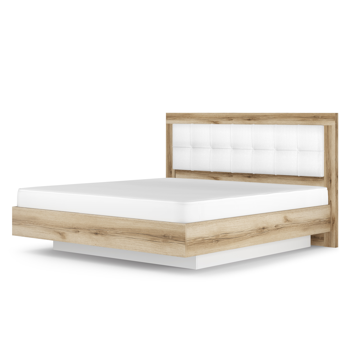 Кровать двуспальная 5 экокожа Вега Скандинавия