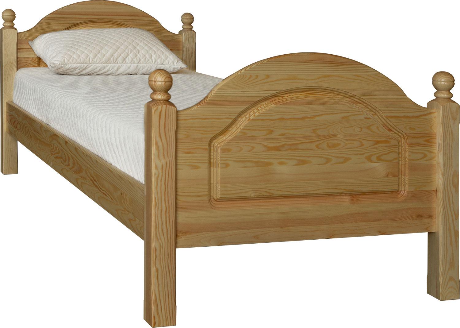 Кровать одинарная 1-09 Лотос БМ2.701.1.11