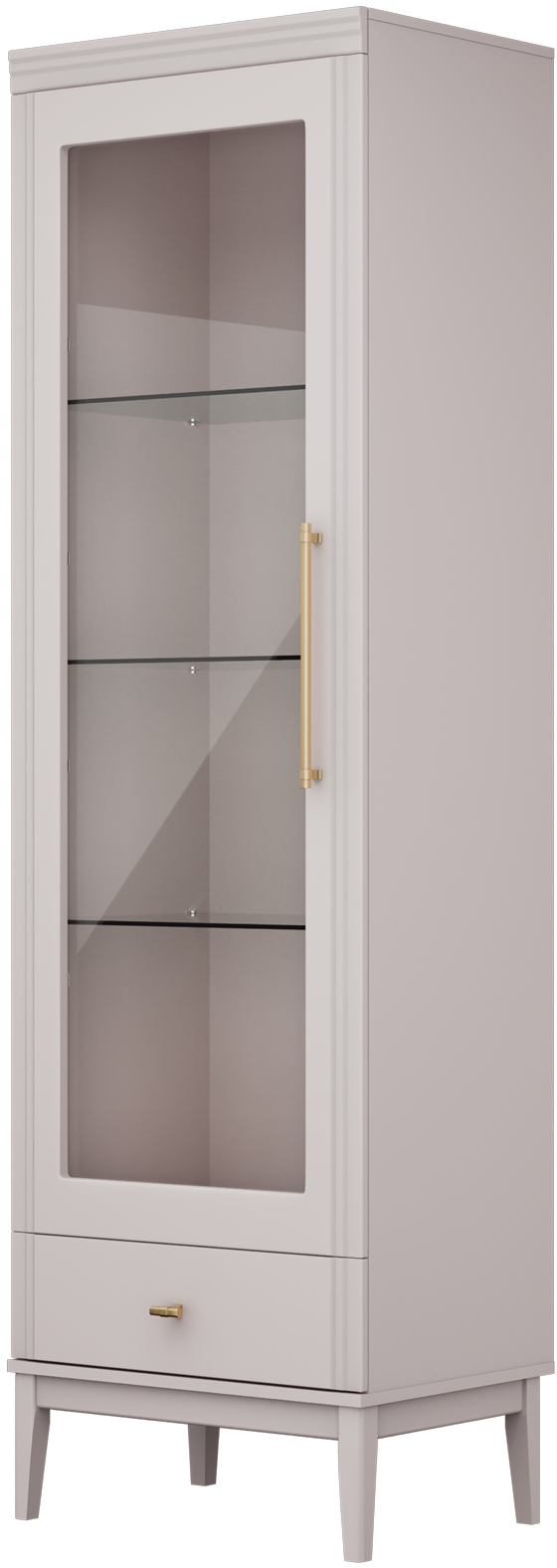 Шкаф с витриной Джали 1 дверь