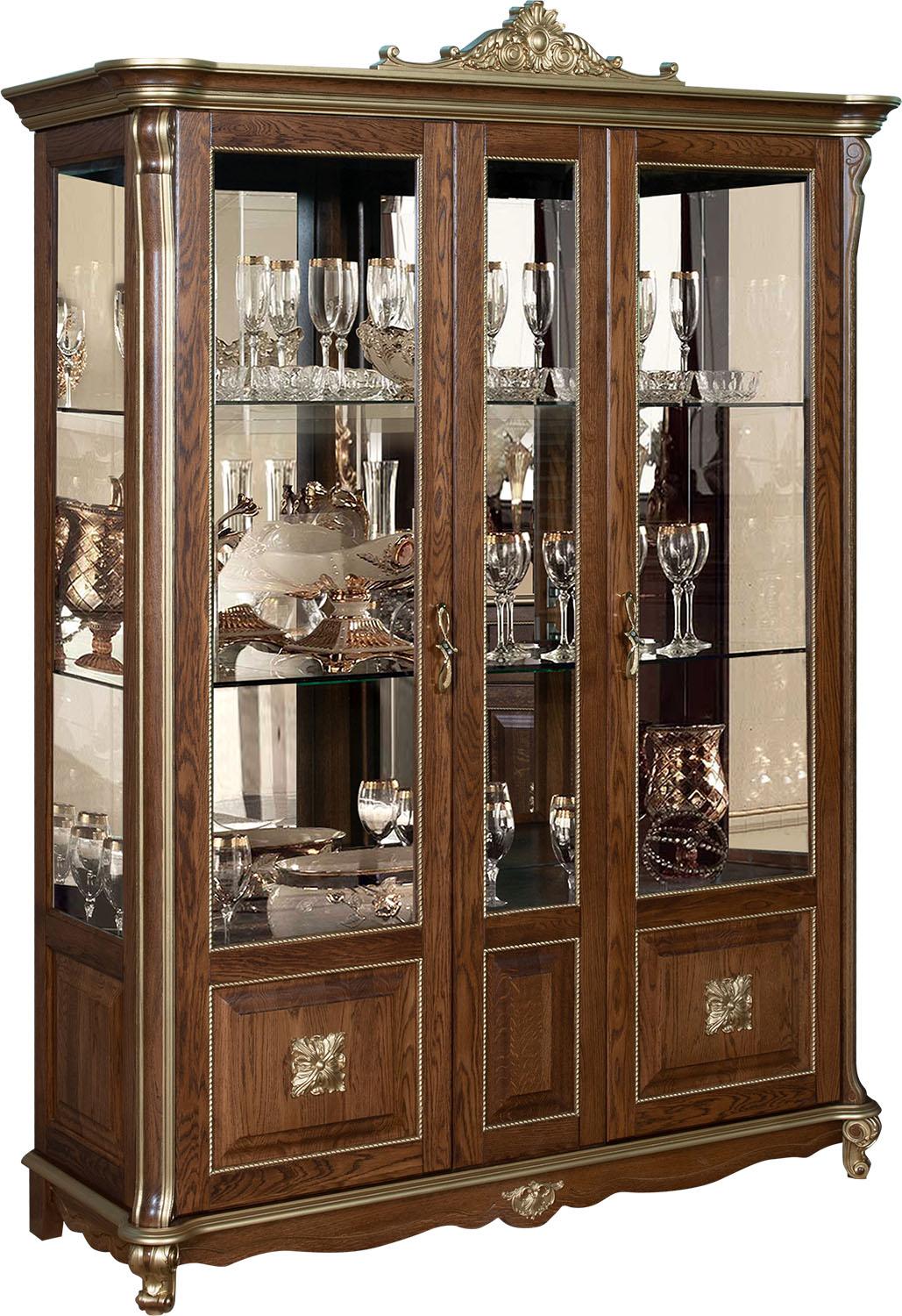 Шкаф-витрина 3д Алези Люкс П1.349.0.05 (П350.05л)