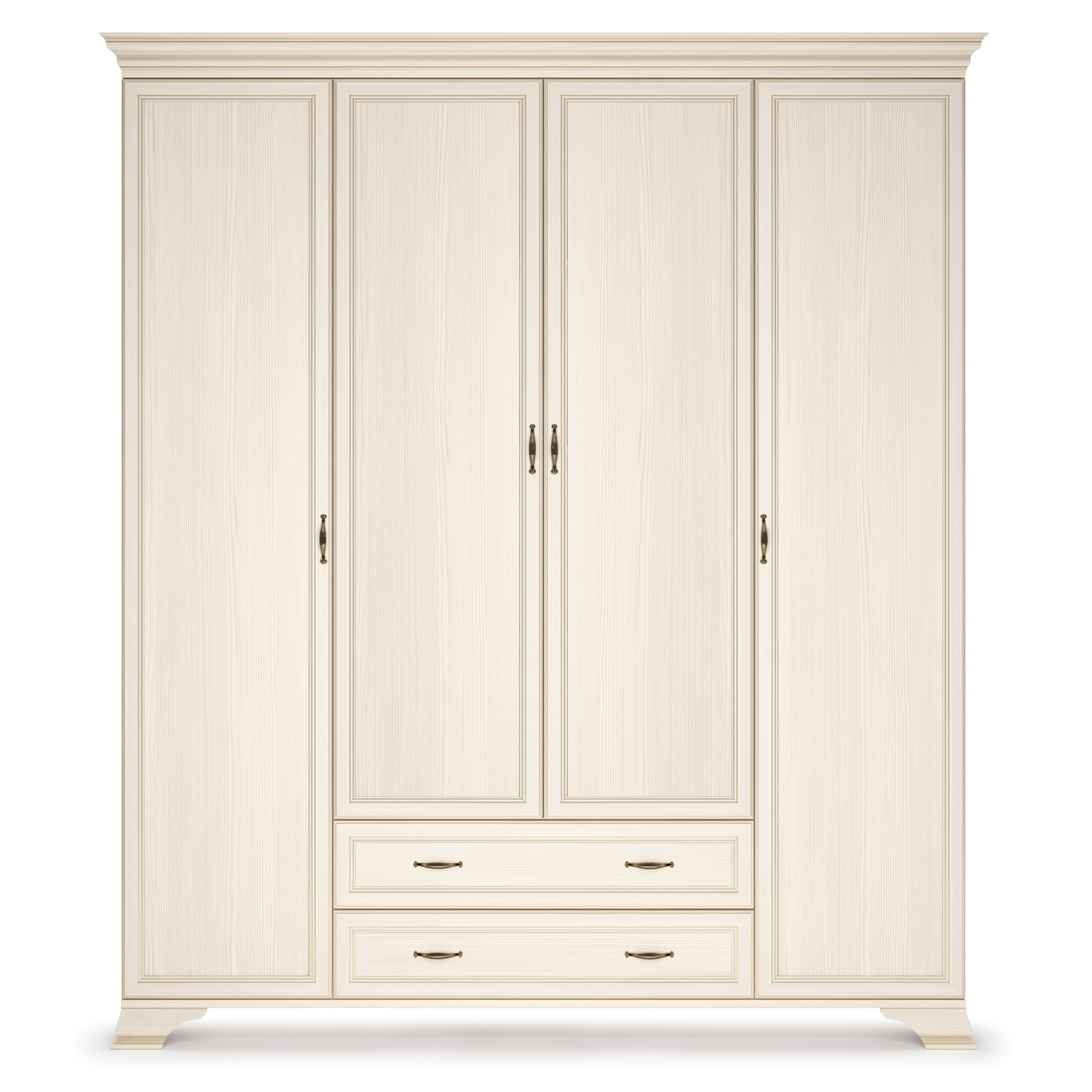 Шкаф распашной четырехдверный Сиена