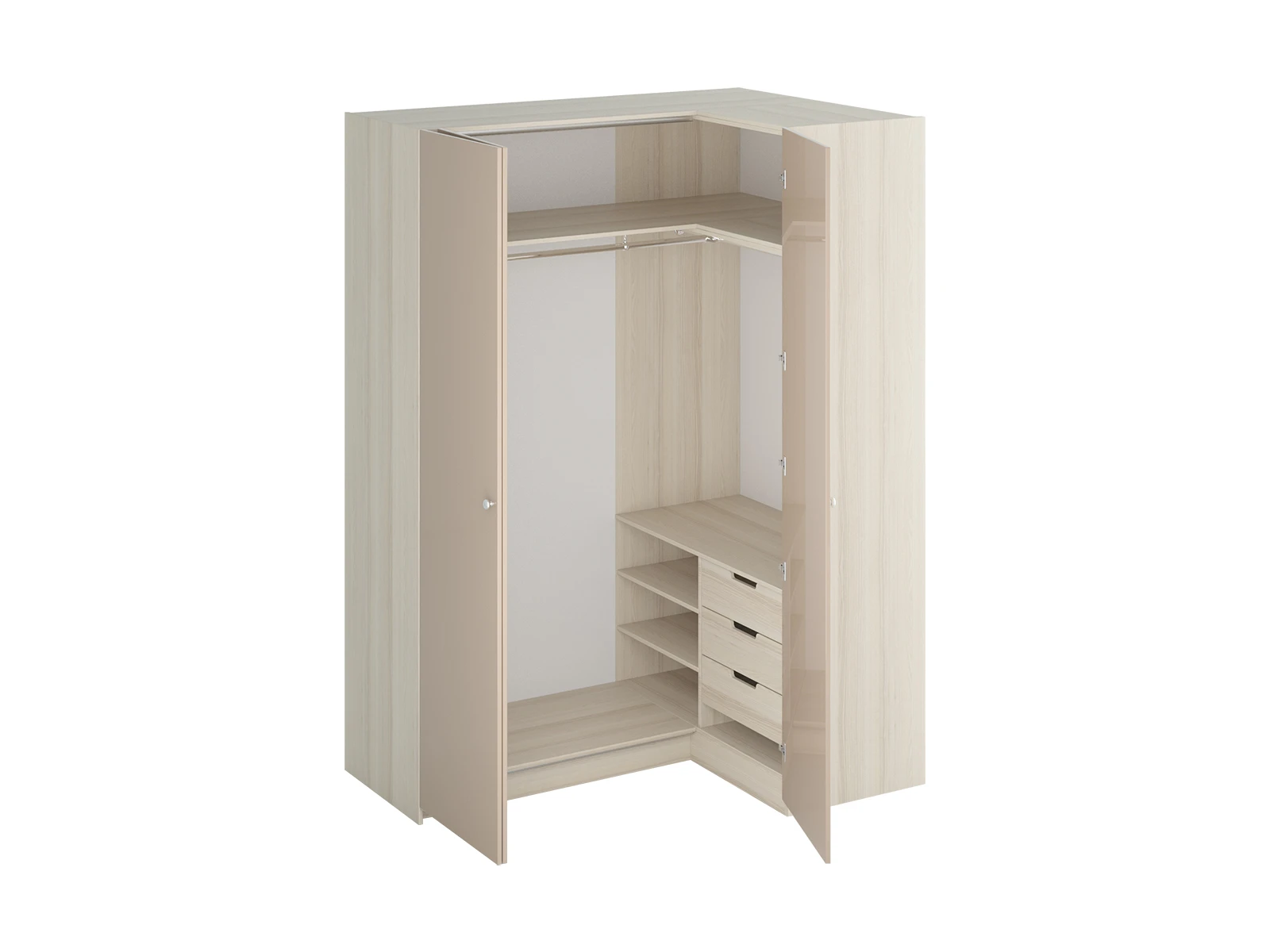 Шкаф Uno угловой / правый
