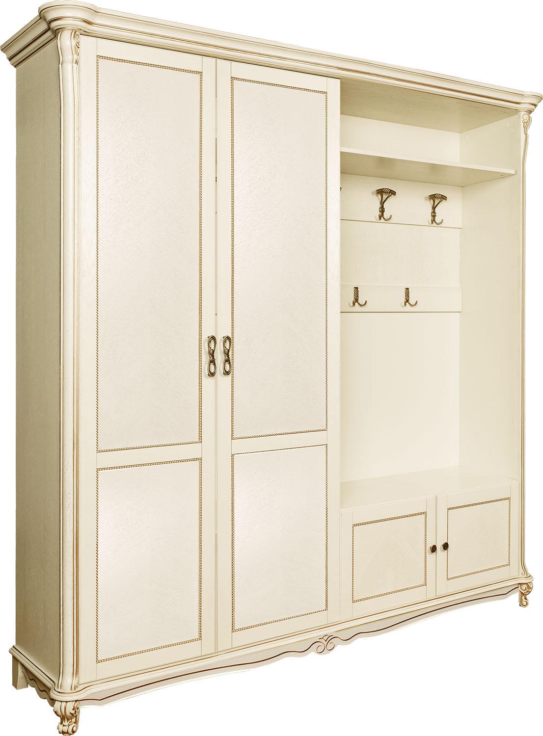 Шкаф комбинированный 4д Алези П1.350.3.02/П1.350.3.02-01 (П540.02/П540.02-01)