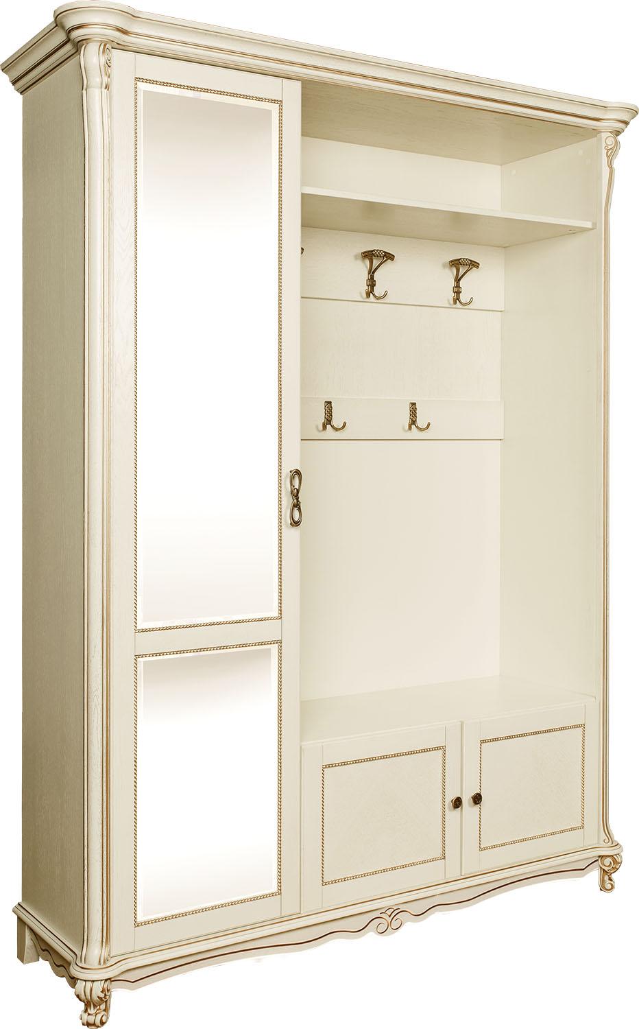 Шкаф комбинированный 3д Алези П1.350.3.11/П1.350.3.11-01 (П540.01з/П540.01з-01)