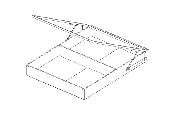 Кровать с подъемником ТИФФАНИ 160