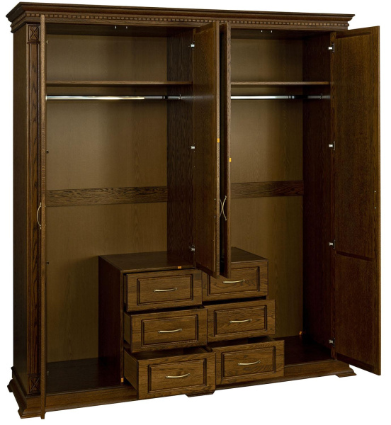 Шкаф для одежды 4д Верди Классик П3.0487.1.01