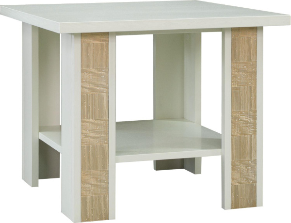 Стол журнальный Тунис П6.343.0.10 (П343.10Ш) (Слоновая кость с золочением)