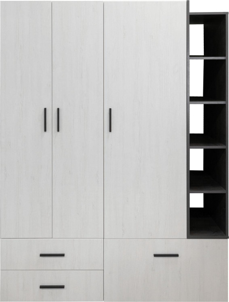 Шкаф комбинированный Луна П7.049.1.13 (Сосна рандерс + оникс)