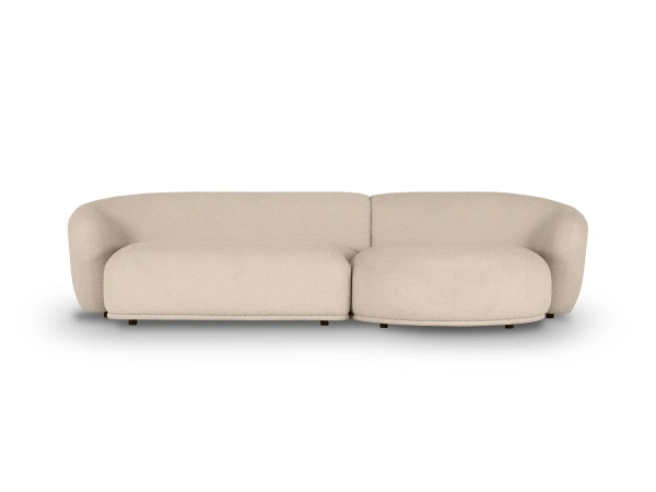 Диван Fabro средний / пуф справа (Ткань Buckle biege)