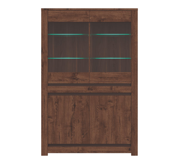 Шкаф с подсветкой КАДА S404-REG2W2D