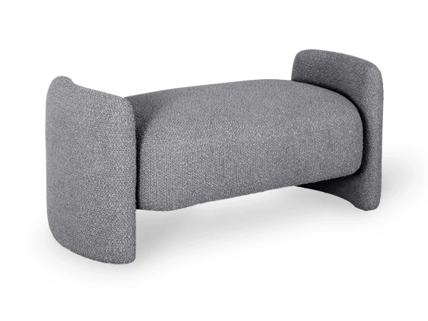 Банкетка Teano Buckle (Ткань Buckle dark gray)