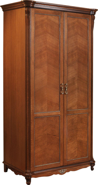 Шкаф для одежды 2д Алези П1.350.1.03 (П349.24) (Античная бронза)