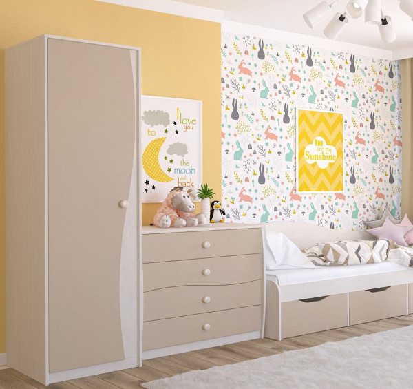 Шкаф для одежды Комби МН-211-15